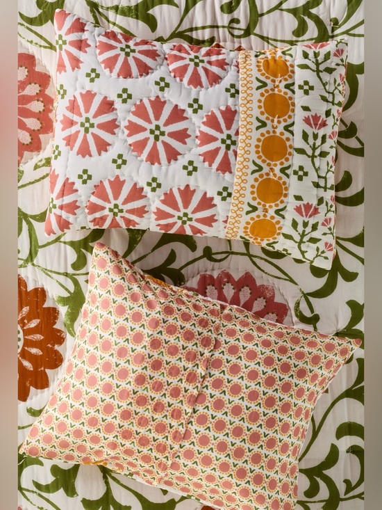Anthropologie Other - Anthropologie Ellen Merchant Cotton Voile Cottage Shams, Set of 2